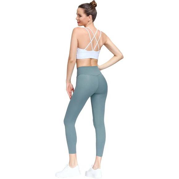 Women's White Strappy Bralettes Pull-on Sports Bra Rave Top Festival Outfits - Picture 8 of 9